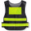 Reflective Safety Vest  Visibility Adjustable Fit for Traffic Construction Black 2