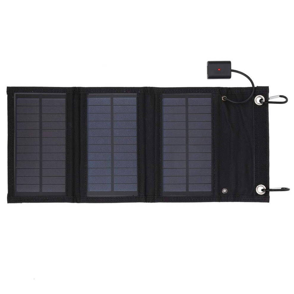 15W Portable Solar Panel Charger With Led Indicator For Camping Hiking And Travel 9164114156396