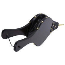 Handcrafted Leather Fireplace Bellows with Powerful Airburst for Fire Pit, Wood Stove, Camping