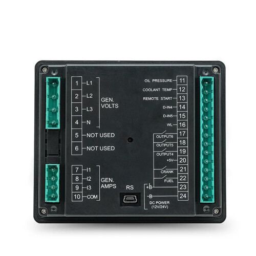 DCP10 Diesel Generator Controller with LCD LED Display and Integrated Metering Panel 1