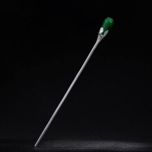 Silver Metal Hair Sticks Chinese Traditional Hair Chopsticks for Buns Secure Hold for Thick Hair