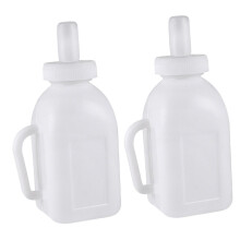 Calf Feeding Bottle with BiteResistant Nipple, Durable FarmGrade Goat and Lamb Milk Feeder