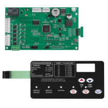 Pool Heater Control Board with Switch Membrane Pad for Pentair MasterTemp 200 250 300 400 HD StaRite MaxETherm
