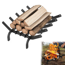 Firewood Grate with 6 Feet Heavy Duty Rack, RustResistant Log Holder for Indoor and Outdoor Use