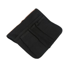 Canvas Campingstuhl-Hängetasche mit mehreren Fächern, Schwarz, 32x24cm
