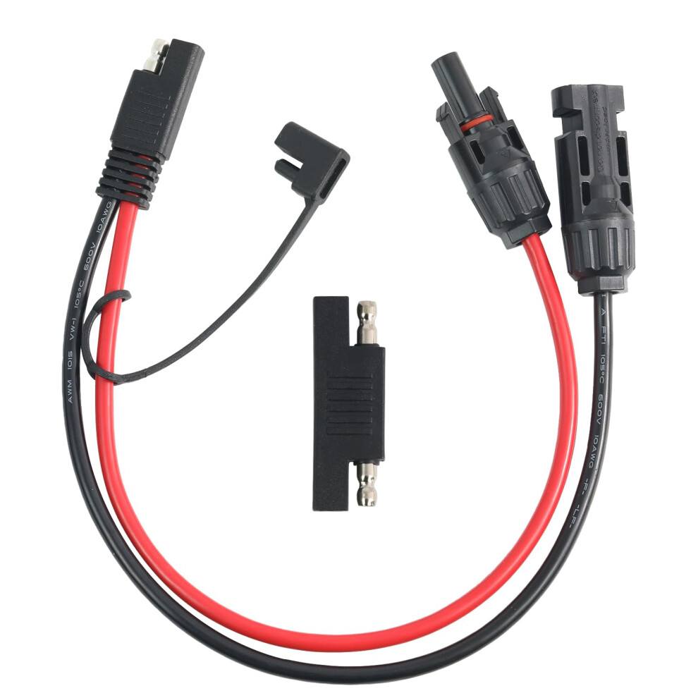 10Awg Solar Panel Connector Cable Sae To Mc4 Adapter For Rv Fast Charging Heavyduty Waterproof Design 9164114157829