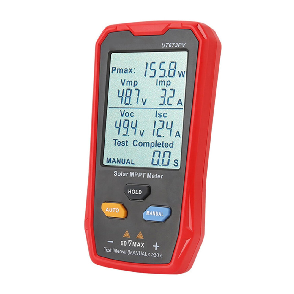 Solar Panel Tester Photovoltaic Multimeter With Accurate Power Tracking Mppt Efficiency Boost Lcd Display 9164114158390
