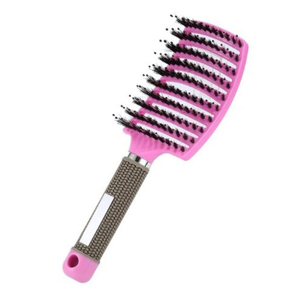Detangling Hair Brush with Nylon Bristles for Wet and Dry Curly Hair, Scalp Massage Comb