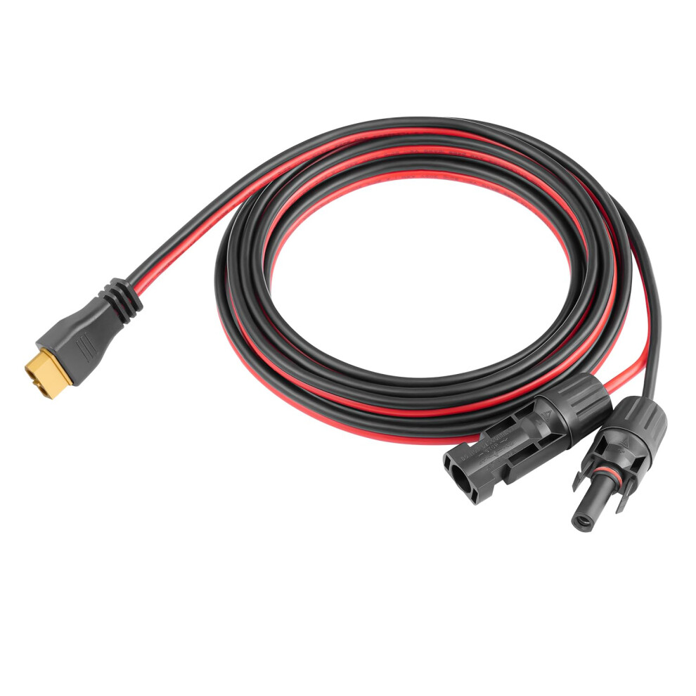 12Awg 10Ft Solar Panel To Xt60 Extension Cable For Rv And Power Station, Weatherproof Capacity 9365369397378