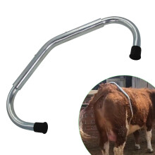 Adjustable Stainless Steel Cow Anti Kick Bar for Milking and Hoof Trimming, Durable Kick Stop Rod