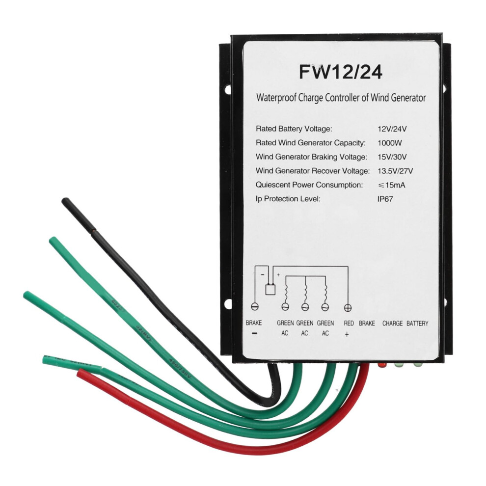 1000W Wind Turbine Charge Controller Waterproof Solar Wind Hybrid Controller Ip67 For Off Grid Systems 9164114159267
