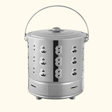 Metal Burn Barrel with Lid, Heat‑Resistant Outdoor Incinerator for Trash and Yard Waste