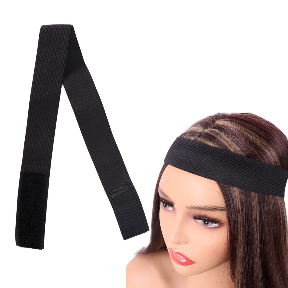 Unisex Wig Grip Headband With Adjustable Elastic Band For Edges, Secure Nonslip Fit For Synthetic Wig