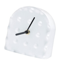 Modern Minimalist Table Clock Resin Decorative Desk Clock for Bedroom Living Room 4.72x2.76x5.12 Inch