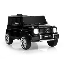 Auto elettrica Mercedes Benz con musica e fari per bambini dai 3 anni nera