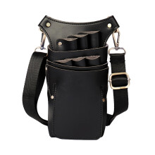 Scissor Pouch for Stylist Essentials Tools Bag,  Leather Salon Hair Professional Scissors Holster for Hairdressers with Shoulder Belt Ref: 7757