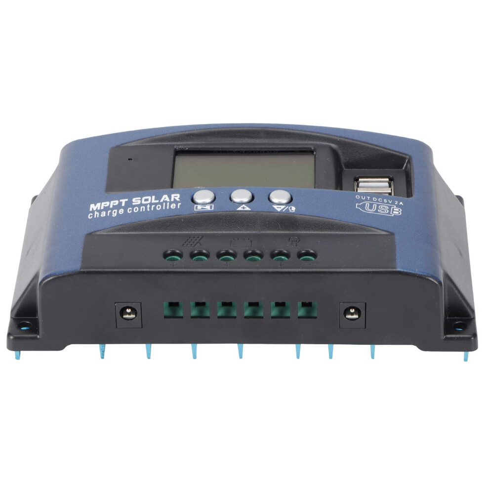 100A Mppt Solar Charge Controller 48V 60V, Aluminum Alloy Housing With Lcd Display For Off Grid Systems 9164114160584