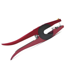 Livestock Ear Tag Applicator with Secure Locking Mechanism, Stainless Steel Tagging Pliers for Cattle Sheep Pigs