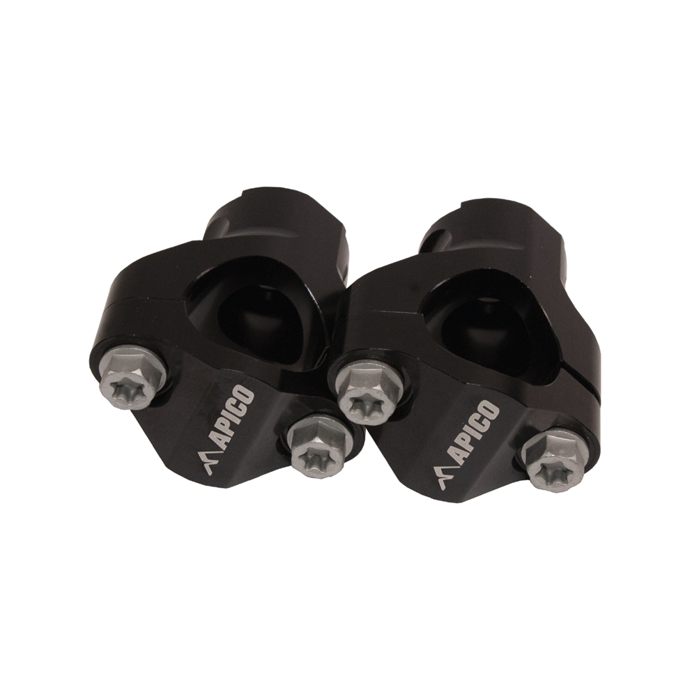 Apico Handlebar Mount Kit - 28.6Mm - Ktm/ Husqvarna Sx/Sxf/Tc/Fc 2005-16, Exc/Exc-F/Tpi/Te/Fe 2005-22 - Black 5056480920319