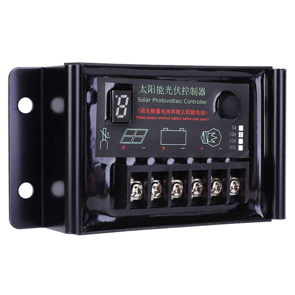 12V 24V Solar Charge Controller With Led Display And Timer Lighting Mode For OffâGrid Battery Charging 9164114160935