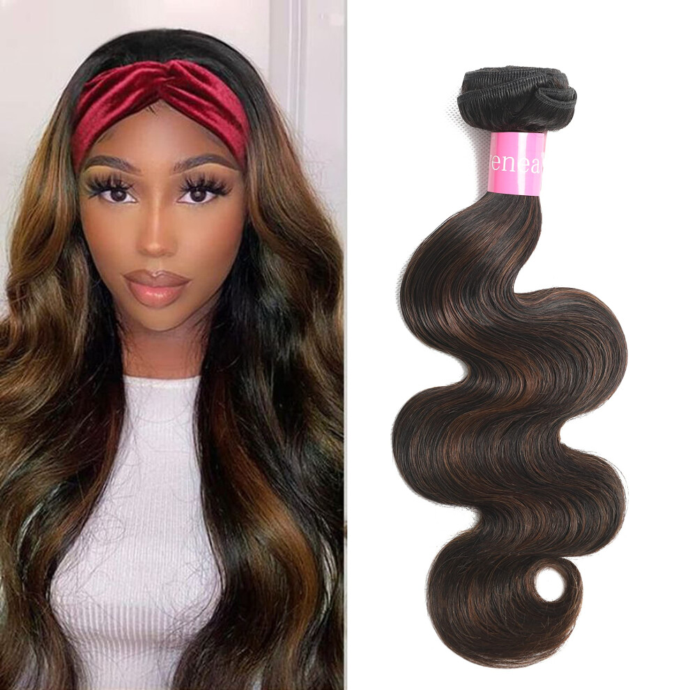 Unisex 26 Inch Ombre Brazilian Body Wave Hair Bundle Fb30 Color 100% Remy Human Hair Extension