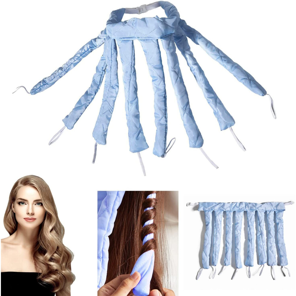 Heatless Hair Curler with Soft Rollers, Overnight No Heat Curling Headband for All Hair Types