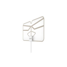 Zimmerantenne für Fernseher – MELICONI – FLEXI – DVB-T/DVB-T2-Digitalsignale – 4G/5G-Filter – Einziehbar
