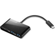 Concentrador USB-C 4 portas - Lenovo - Portátil - Compatível com Pen Drives
