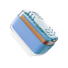 Laundry Brush with Soap Bubble Box, Multifunctional Roller for Quick Foaming and Easy Cleaning (Blue1)
