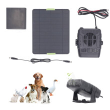 Solar Panel Heater 20W with Overheat Protection for Chicken Coop, Greenhouse and Pet House Heating