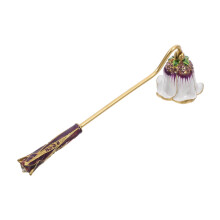 Vintage Rhinestone Candle Snuffer Wick Extinguisher Tool for Scented and Tealight Candles