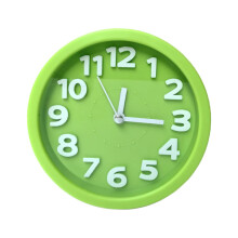 Mini Bedside Alarm Clock Candy Green Compact Desk Clock for Home Office and Car Use