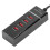 Συμπαγής και φορητός διανομέας USB 4 θυρών, διαχωριστής USB πολλαπλών θυρών για 5