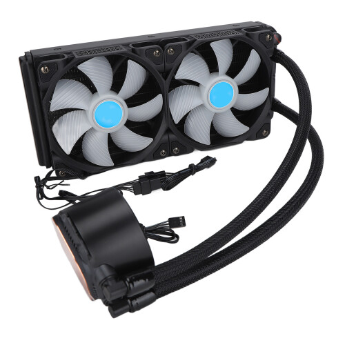 Σύστημα ψύξης με υγρό, ψύκτη νερού CPU AIO, ρυθμιζόμενος φωτισμός RGB, προσαρμόσιμη 1