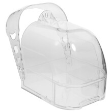 Bird Bath for Parrots with Comfort Drawer Design, ABS Hanging Cage Tub for Small Birds Indoor Outdoor