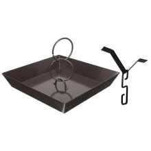 Rain Chain Basin Set with Decorative Metal Cups for Gutters Porch and Garden Outdoor Elegance