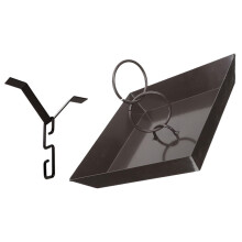 Rain Chain with Catch Basin and Hooks for Gutters, Elegant Outdoor Garden Decoration