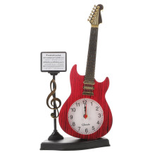 Vintage Desk Clock with Musical Design, Small Decorative Table Clock for Home Office or Bedroom