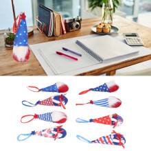 American Flag Inspired 8pcs Independence Day Gnome Doll Ornament Set