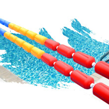 Pool Safety Rope with ‑Visibility Floats, Steel‑Core Nylon Swimming Pool Divider, 4m/13.1ft