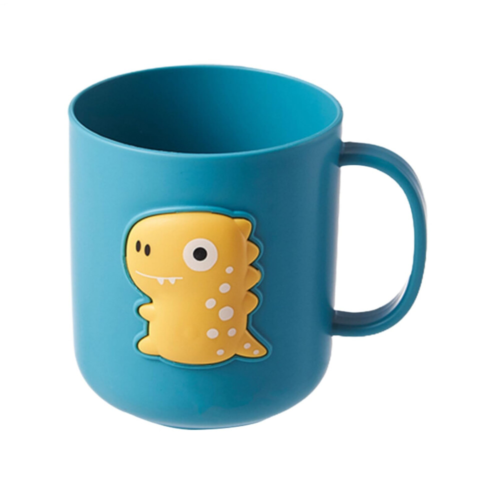 Kids Toothbrush Holder with Fun Dinosaur Design, 400ml Unbreakable Drinking Cup for Children