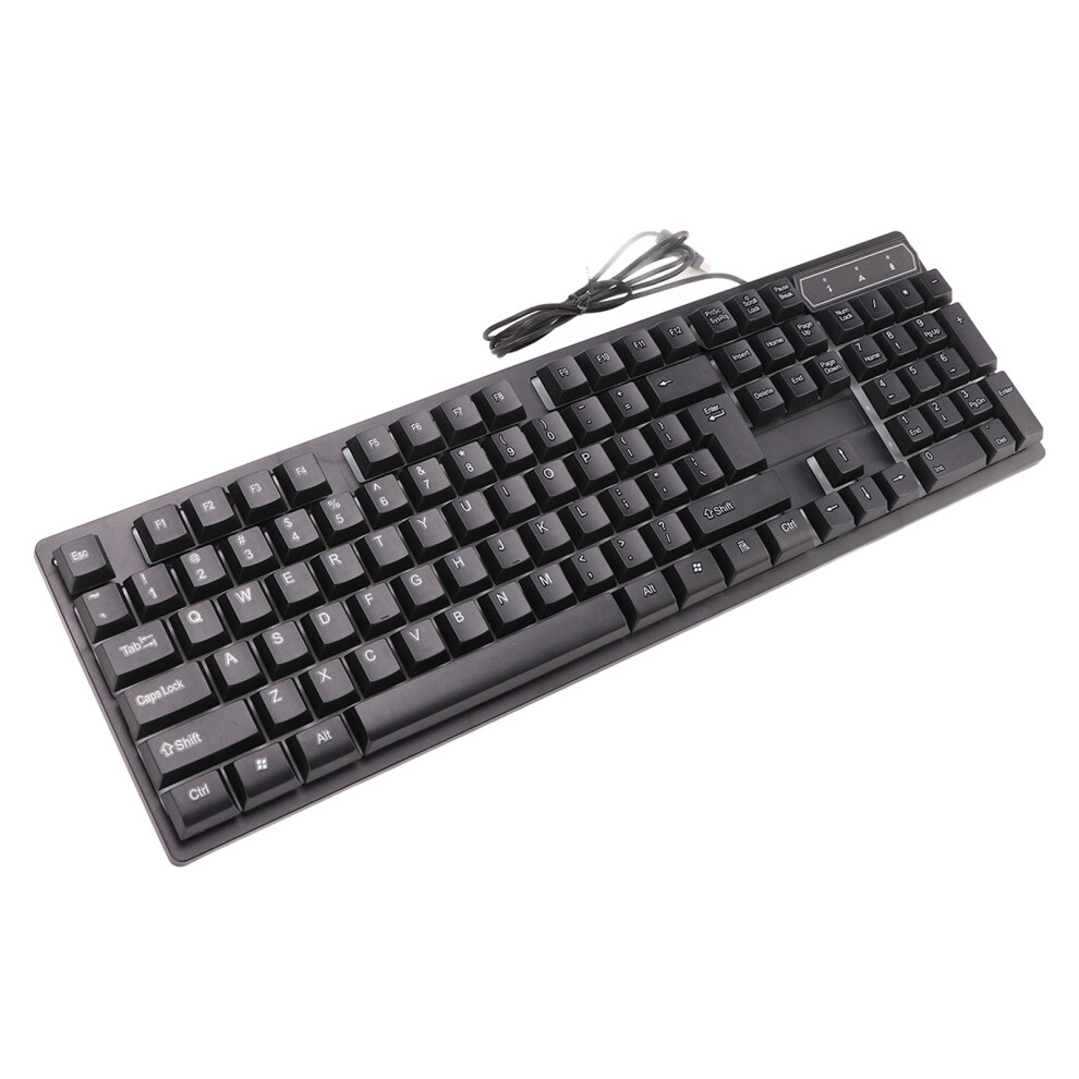 Mechanical Keyboard With Individually Backlit Keys For Tournament Ready Design, Arabic And English Computer Keyboard With Stable Performance And 9773935303782