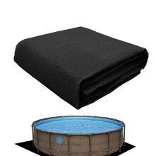 Above Ground Pool Liner Pad with Felt Floor Protection, Round 13ft Puncture Resistant Mat
