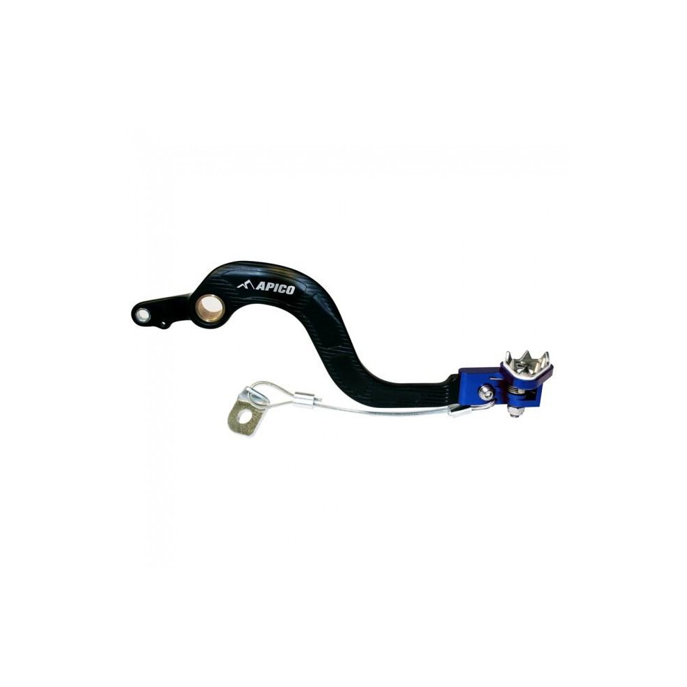 Apico Black/Blue Forged Brake Pedal - Yamaha Yz65 2018-23, Yz85 2002-23