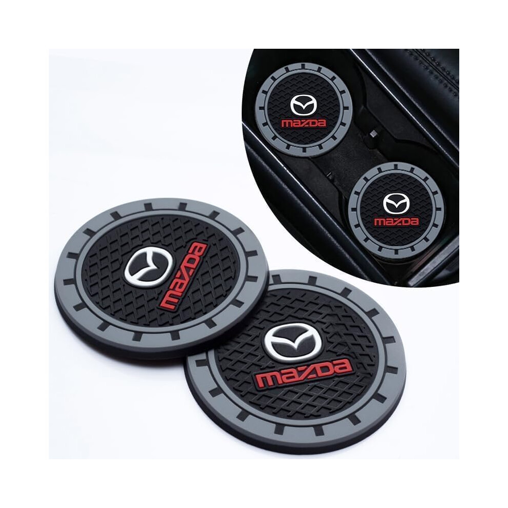 2Pcs Cup Holder Coasters Nonslip Inserts For Mazda Cx5 Kf 20172023 Noise Reduction Easy Clean 9174973451150