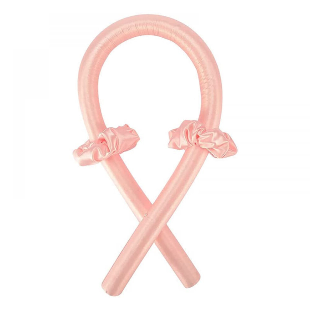 Heatless Hair Curler Silk No Heat Curling Rod Headband for Overnight Curls with Clip and Ties