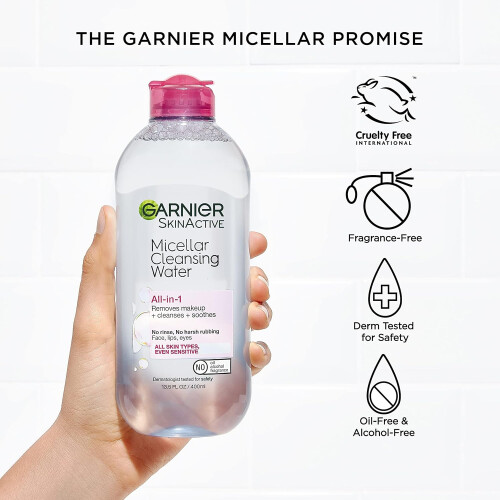 Garnier Garnier Micellar Water Makeup Remover 400mL 2Count 2