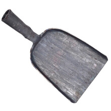 Heavy Duty Coal Shovel with Ergonomic Grip, Lightweight Steel Scoop for Fireplace, BBQ and Home Use