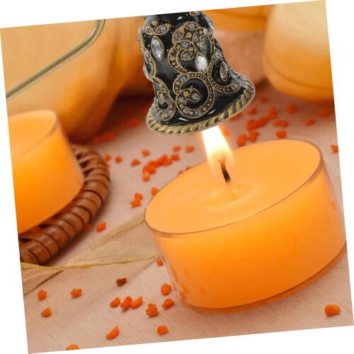 Rhinestone Long Handle Candle Snuffer Extinguisher Tool with Elegant Smoke Minimizing Design 2