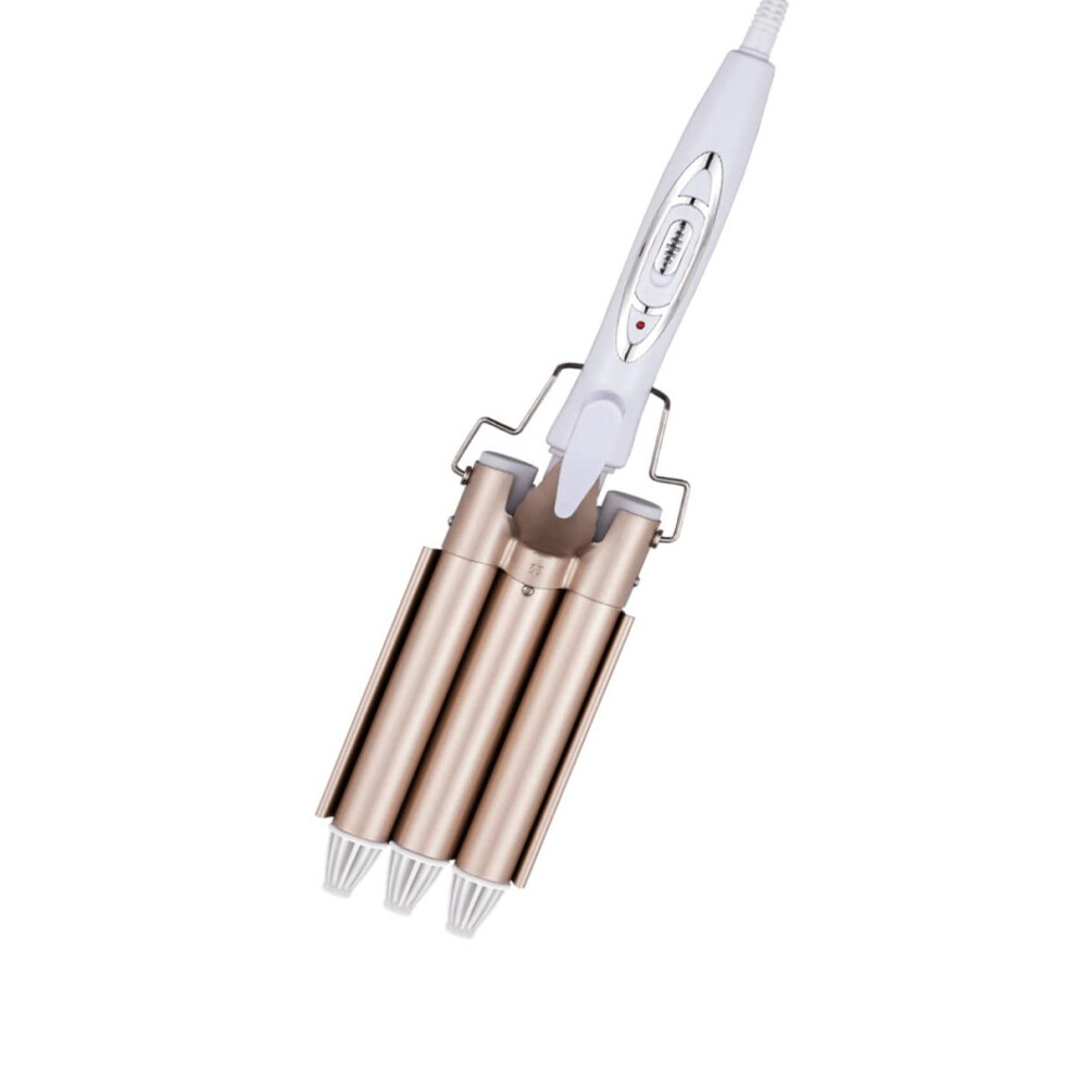 Wave Curling Iron 22mm Triple Barrel Tourmaline Ceramic Hair Waver with Fast PTC Heating